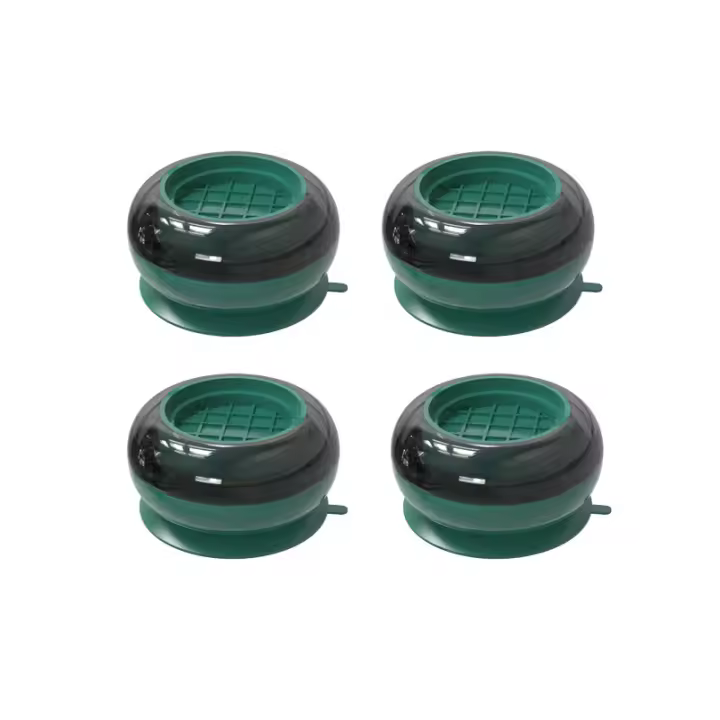 4Pcs Almohadillas Antivibración De Goma Para Máquina De Lavar Nevera Y Mesas Silencioso Antideslizante Soporte Dampers De Pie Moderno Y Sencillo - 1