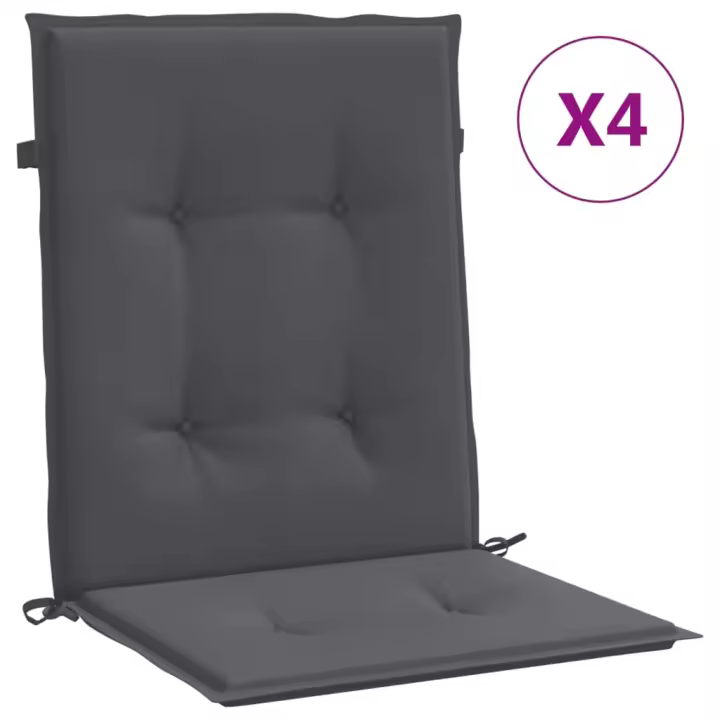 Tela Oxford Antracita Soporte Bajo 4 UDS - 1