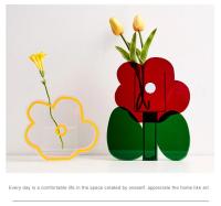 Vaso De Acrílico Creativo Y Artístico Para Flores Moderno Decoración Para Escritorio De Oficina Y Dormitorio Estilo Nórdico - details 10