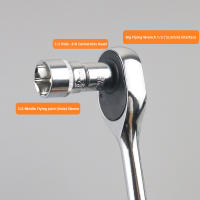 Juego De Convertidores De Soporte Adaptador Interchangeable 1/2 Grande 3/8 Medio 1/4 Pequeño Para Llaves De Fijación De Herramientas De Acero Cr-V - details 5