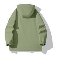 Chaqueta De Senderismo Ligera Para Mujer Color Sólido Manga Larga Suéter Con Capucha Impermeable Y Resistente Al Viento Ropa De Exterior - details 19