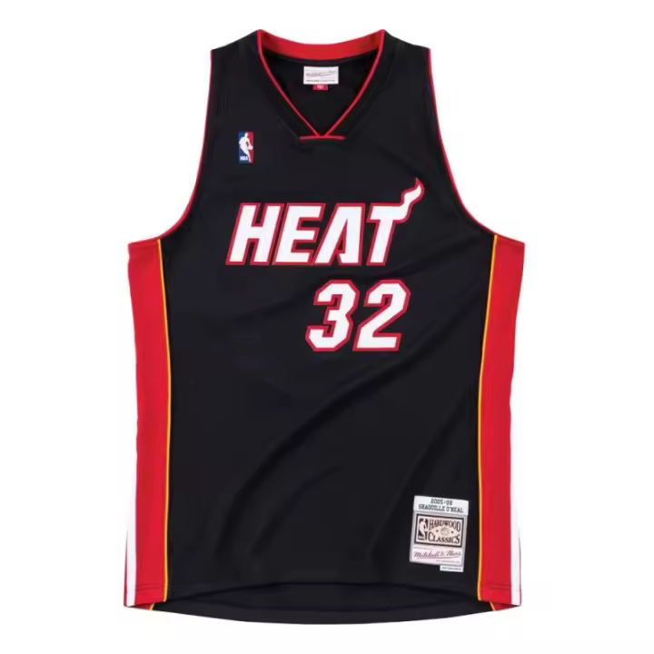 Camiseta Shaquille O´Neal Miami Heat 2005-06 Alternate Swingman - Mitchell and Ness - 1