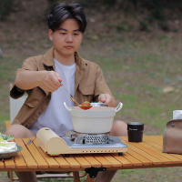 Vidrio De Protección Para Estufa Al Aire Libre Portátil Accesorios De Cocina Para Camping Y Picnics Resistente Al Viento Y Alta Temperatura - details 0