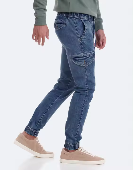 PANTALON VAQUERO CARGO CORDONES - 1