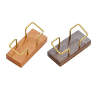 Organizador De Tarjetas De Negocio Con Soporte Para Escritorio Estilo Madera Accesorios Para Oficina Y Hogar Organizador De Memoria De Escritorio - details 10