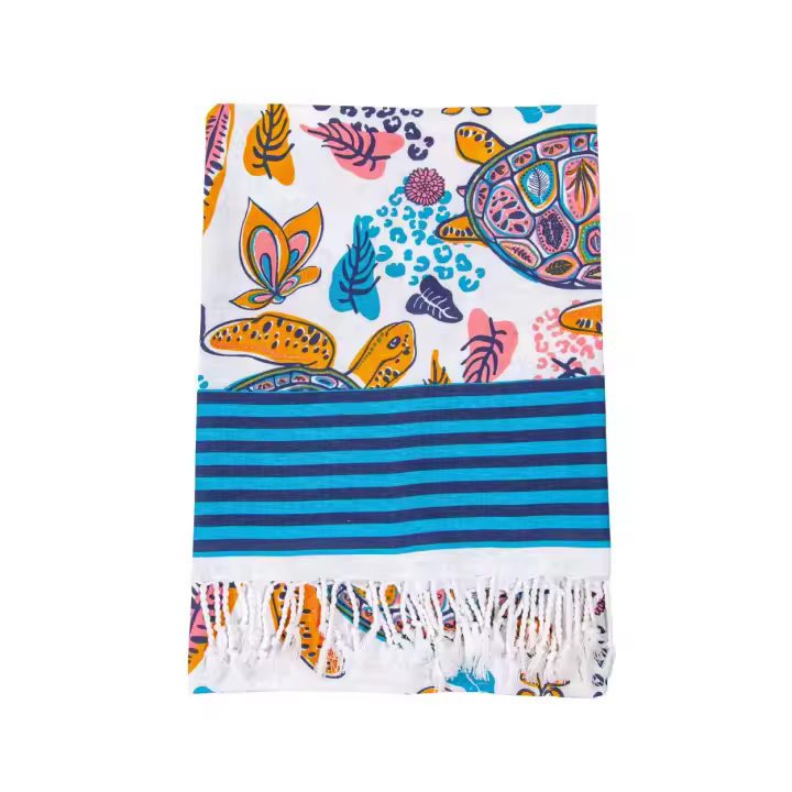FOUTA ESTAMPADO TORTUGA - 1