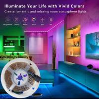 Tira de luz Led con Bluetooth RGB  para interior led 5050 - 3 metros Control remoto,  interiores y exteriores ideal para televisión, interiores y exteriores - details 1