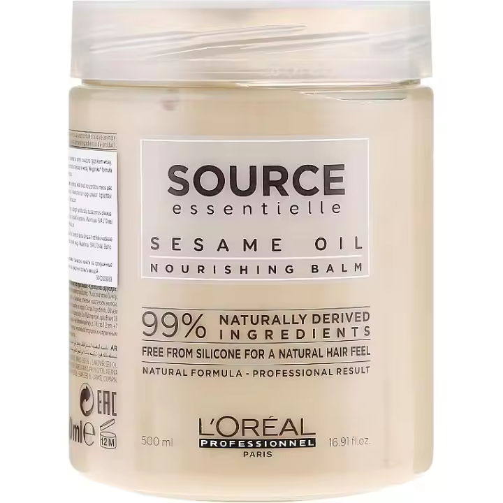L'Oreal Expert Professionnel Source Essentielle Bálsamo Nutritivo Aceite de Sésamo 500 ml - 1