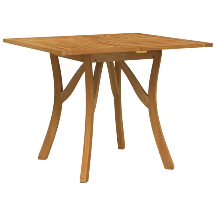 Mesa de Jardín Madera maciza de Acacia 85x85x75 cm - 1