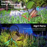 Fuente De Iluminación Solar Para Jardín Con Regadera Luz Estelar LED Cadena De Luces De Hadas De Cachete De Agua Con Soporte - details 7