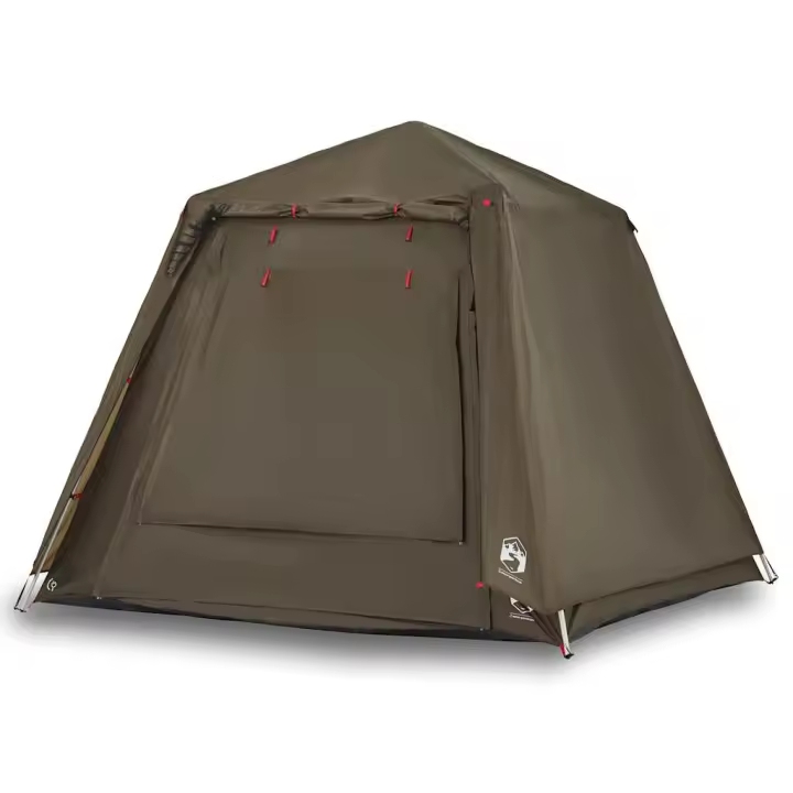 vidaXL Tienda de pesca para 4 personas apertura rápida verde oliva - 1