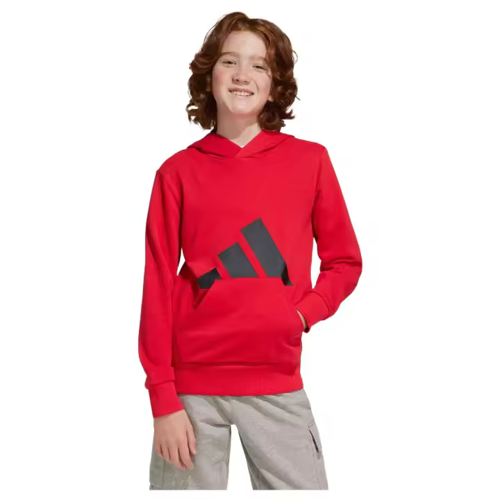 Sudadera con Capucha Adidas French Terry 280 para niños unisex en color rojo - 1