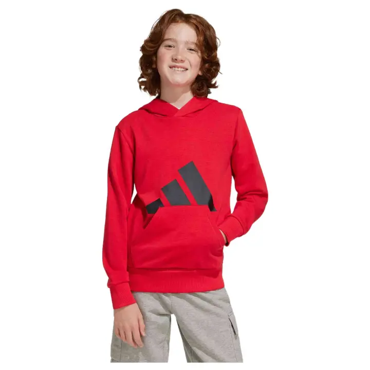 Sudadera con Capucha Adidas French Terry 280 para niños unisex en color rojo - 1
