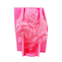 Molde De Silicona 3D Para Velas En Forma De Corazón Simulación De Órgano Humano Kit De Creación De Velas DIY De Bricolaje Para Plástico Y Resina - details 4