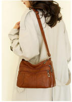 Bolso De Hombro Para Mujer De Cuero Sólido De Alta Calidad Bolso Cruzado De Lujo 2024 Bolso De Mano Casual De Diseñador Bolsos De Tope - details 9