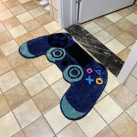 Alfombra Tufted De Gamer En Forma De Controlador Suave Y Antideslizante Para Decoración De Juegos Duradero Y Fácil De Cuidar Con Colores Vibrantes Para Niños Y Adolescentes En La Habitación - details 6