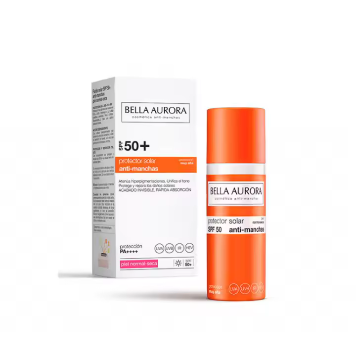 BELLA AURORA FLUIDO SOLAR ANTI-MANCHAS SPF50+ PIEL NORMAL-SECA 50 ML - 1