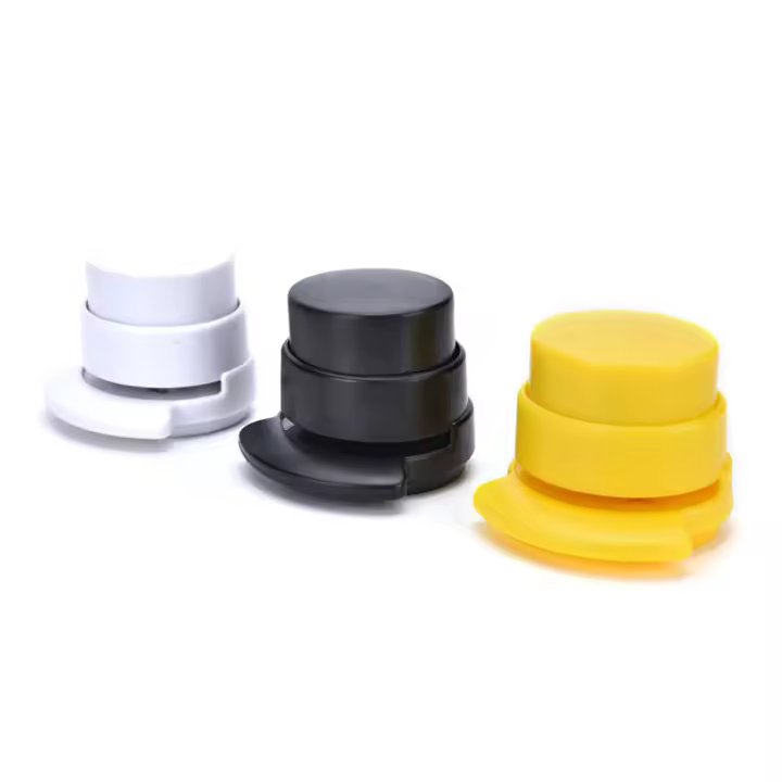 Estapador Sin Estornudos 1pc Para Escritorio Y Hogar Color Aleatorio Mini Tamaño Plástico Capacidad De Hojas 5 Sin Químicos Peligrosos - 1
