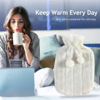 Funda De Botella De Agua Caliente De 2000ml Con Peluche Protección Invierno Resistente Al Frío Y Al Calor Funda Suave Para Botella De Agua Caliente - details 1