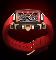 Reloj De Cuarzo Deportivo LIGE Para Hombres Con Correa De Silicona Y Dial Cuadrado Resistente Al Agua Y Al Choque Con Fechas Y Fase Lunar - details 9