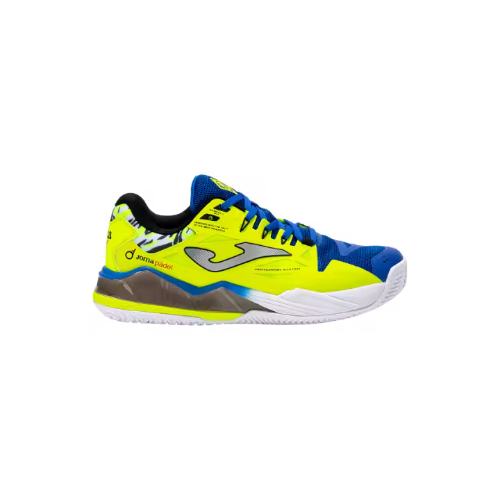 Zapatillas de pádel Joma Spin Men 2509 Royal Amarillo Clay - 1