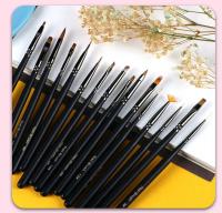 Cepillo Profesional Para Uñas Con Tapa Para Manicura Y Pintura De Uñas Herramientas De Decoración De Arte De Cuchara De Acrílico Tamaño Único Material Madera - details 5