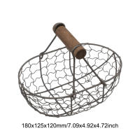 Cesta De Almacenamiento De Hierro Para La Cocina Organizador De Frutas Y Aperitivos Cesta Para Pan Y Alimentos Fotografía Propiedad Tamaño Approx 30x20x15cm - details 7