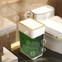 Basurero Automático De Lujo 12/15L Con Tapa Y Recipiente Grande Para Cocina Dormitorio Baño Ecológico Y Resistente Al Agua - details 5
