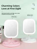 Espejo De Maquillaje LED Con 3 Fuente De Luz Portátil Carga USB Belleza Iluminación Relleno HD Plegable INS Grooming - details 3