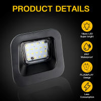 2Pcs/set Lámpara LED De Placa De Licencia Para Camión Decoding Dodge Ram 1500 2500 3500 Luz Original De 12V Para Automóviles - details 1