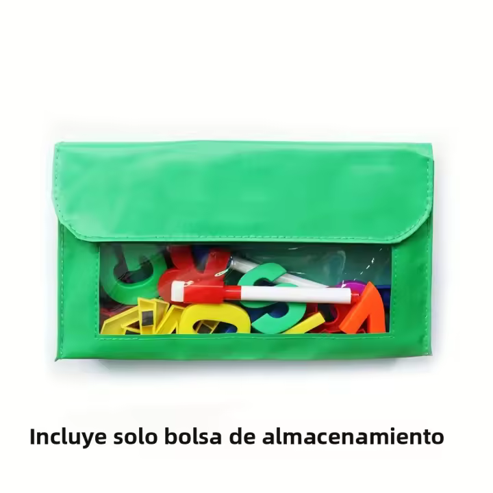 Bolsa De Almacenamiento Magnética Para Pizarra Blanca Aids De Aprendizaje Para Clase Bolsa Magnética De PVC Eco-amigable Rectangular Multiusos - 1