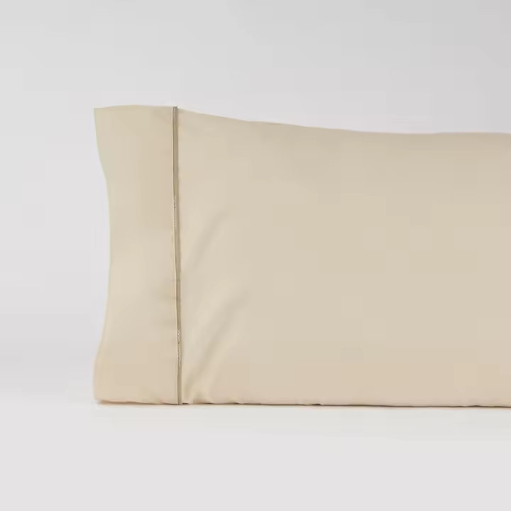 Funda Almohada 180 Hilos Beige 24 - 1