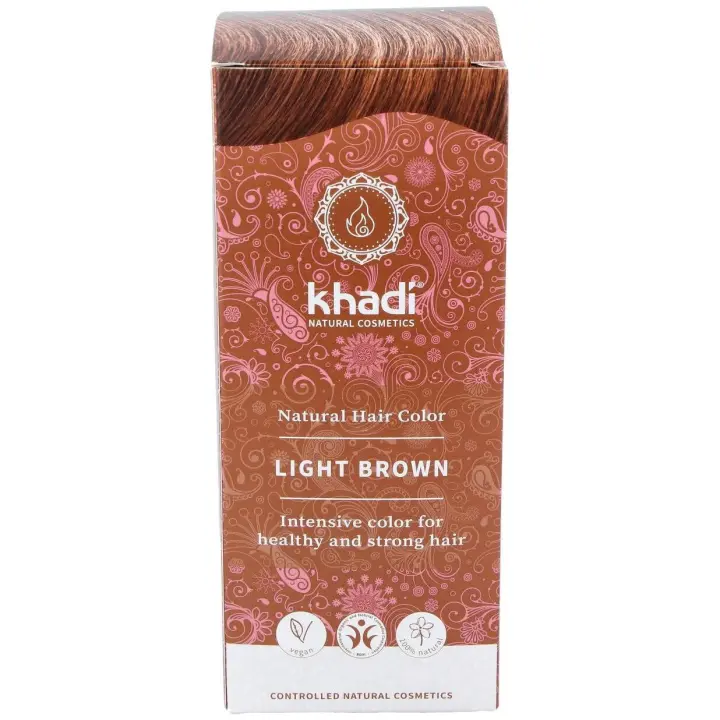 Khadi Tinte Castaño Claro 100% Vegetal 100G - 1