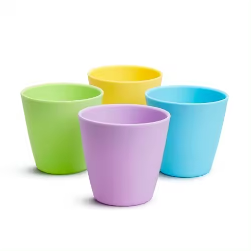 Pack 4 vasos multicolor Modern 230 ml de Munchkin - 1