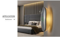 Lámpara De Pared Con Sensor De Movimiento LED Recargable Magnética Para Baño Y Dormitorio Iluminación Nocturna Con Reloj Corredor Decorativa Interior - details 7