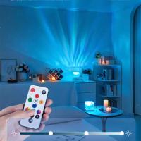 Proyector De Aurora Dinámica Lumière Nocturne Con Ondas De Agua Lámpara De Cristal De 17 Colores Para Sala De Estar Estudio Dormitorio - details 2