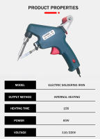 Soldador Eléctrico De Mano Con Calefacción Interna Y Enviado Automático Herramienta De Soldadura Y Reparación Lefavor - details 85