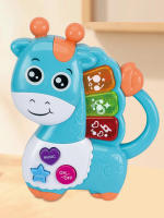 Juguete Musical De Animales Para Bebés Piano Infantil Con Luz Y Sonido Efecto Educativo Para Niños Y Niñas Regalos Para Edad 0-6 Años Material Plástico Batería Operada - details 6