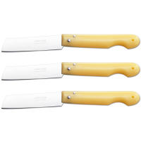 ARCOS Navaja Profesional - Navaja de Cocina (85 mm) - Acero Inoxidable Nitrum® - Mango de Polipropileno (Amarillo) - PACK 3 - details 0