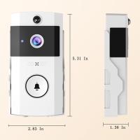 Cámara de timbre de video inalámbrica, cámara de timbre visual de 1080P con timbre para seguridad del hogar, audio bidireccional, fácil instalación, con detección de movimiento humano y alertas en - details 5