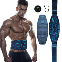 Cinturón De Tonificación Muscular Abdominal EMS Estimulador Muscular USB Recargable Masajeador Corporal Para Fitness Y Ejercicio En Casa O Oficina - details 0