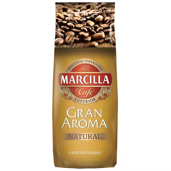 Cafe Marcilla Natural en grano 1Kg Gran aroma - 1