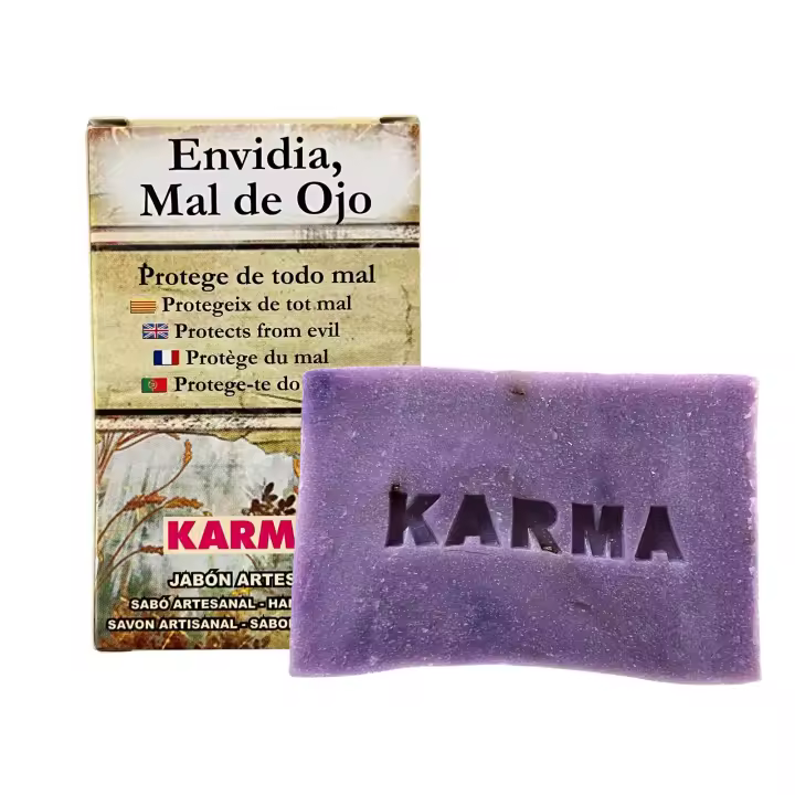 Jabón Artesano KARMA Contra Envidia y Mal de Ojo | Protección Total (100g) - 1