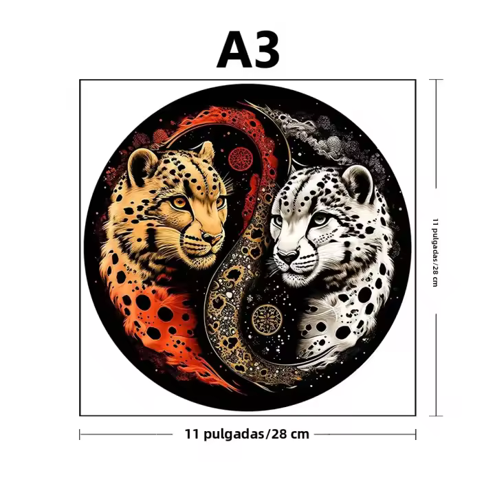 Rompecabezas De Madera En Colores Con Forma Irregular Desafío Alto Juguetes De Rompecabezas Regalo De Cumpleaños Exquisito Para Adultos - 1