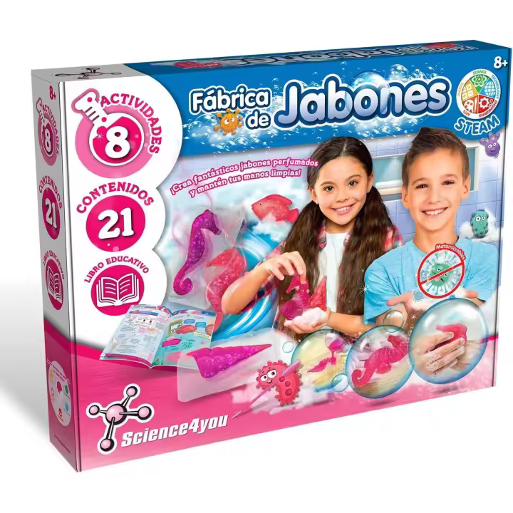 Fabrica de Jabones-Juego Científico, 8 Actividades Science4you - 1