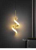 Lámpara De Pared LED Nórdica Minimalista Para Dormitorio Y Sala De Estar En Negro Blanco Y Oro Iluminación Decorativa Para Pasillo Y Corredor - details 5