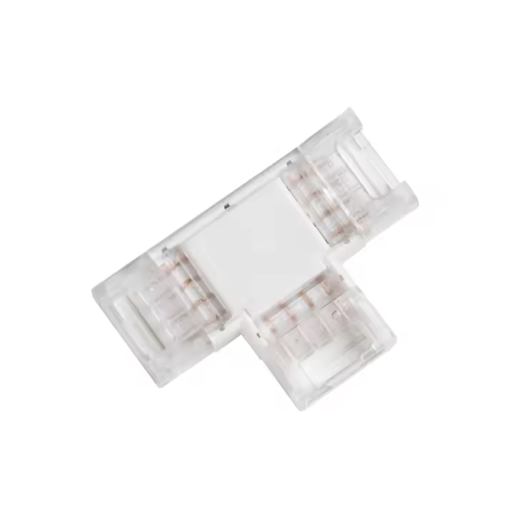 Ledkia Conector Hipopótamo "T" para Tira LED RGB 12-24V DC Ancho 10 mm 10 mm - 1