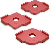 Kit De Plantilla De Rincón Redondo MAKLE Para Máquina De Grabado Y Trimmings En Madera Juego De Placas De Madera Con Radio R Placa De Juego De Juego - details 2