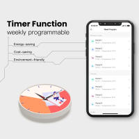 Termostato Inteligente MOES Tuya ZigBee Para Control De Temperatura De Habitación Compatible Con Alexa Y Google Home Para Calefacción De Suelo Y Calentadores De Gas - details 1