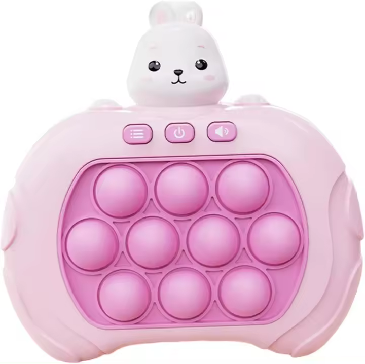 Pop It Game - Pop It Pro Light Up Game Quick Push Fidget-spel Pink Rabbit - 1